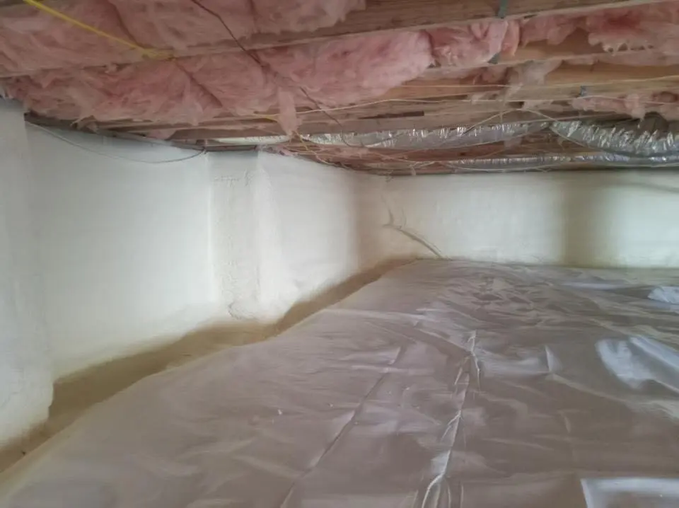 Crawl space encapsulation with closed-cell spray foam for Roof Maintenance in Youngtown